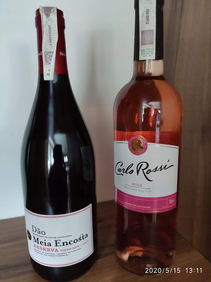 Carlo Rossi rose 2x butelka wino