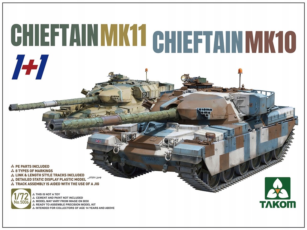 Czołg Chieftain Mk.10 Mk.11 model 5006 Takom
