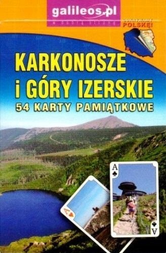 KARTY PAMIĄTKOWE KARKONOSZE I GÓRY IZERSKIE 1 SZT