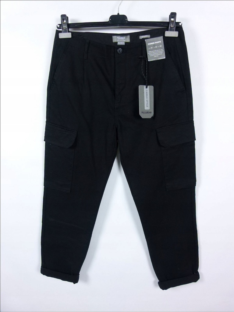 Pull & Bear spodnie bojówki cargo pants 40 / M