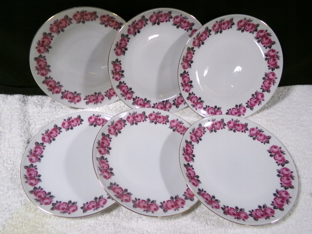 TALERZYKI PORCELANOWE-DESEROWE-TANIE AUKCJE OD 7 ZŁ LICYTACJE