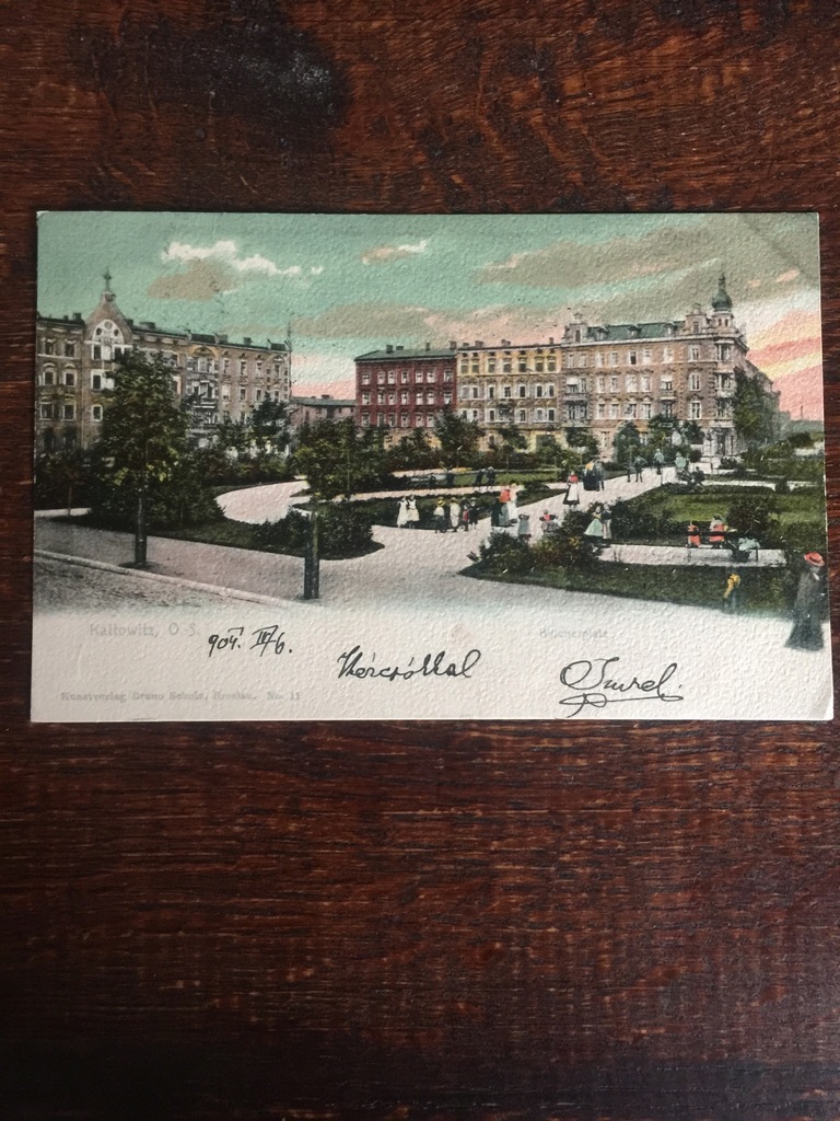 Kattowitz Katowice Blucherplatz 1904