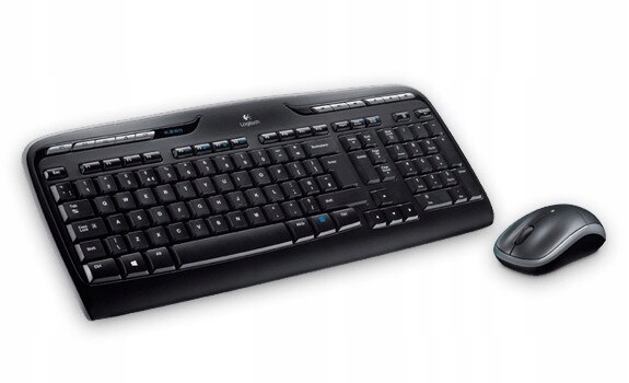 Zestaw bezprzewodowy klawiatura + mysz Logitech MK330 czarny