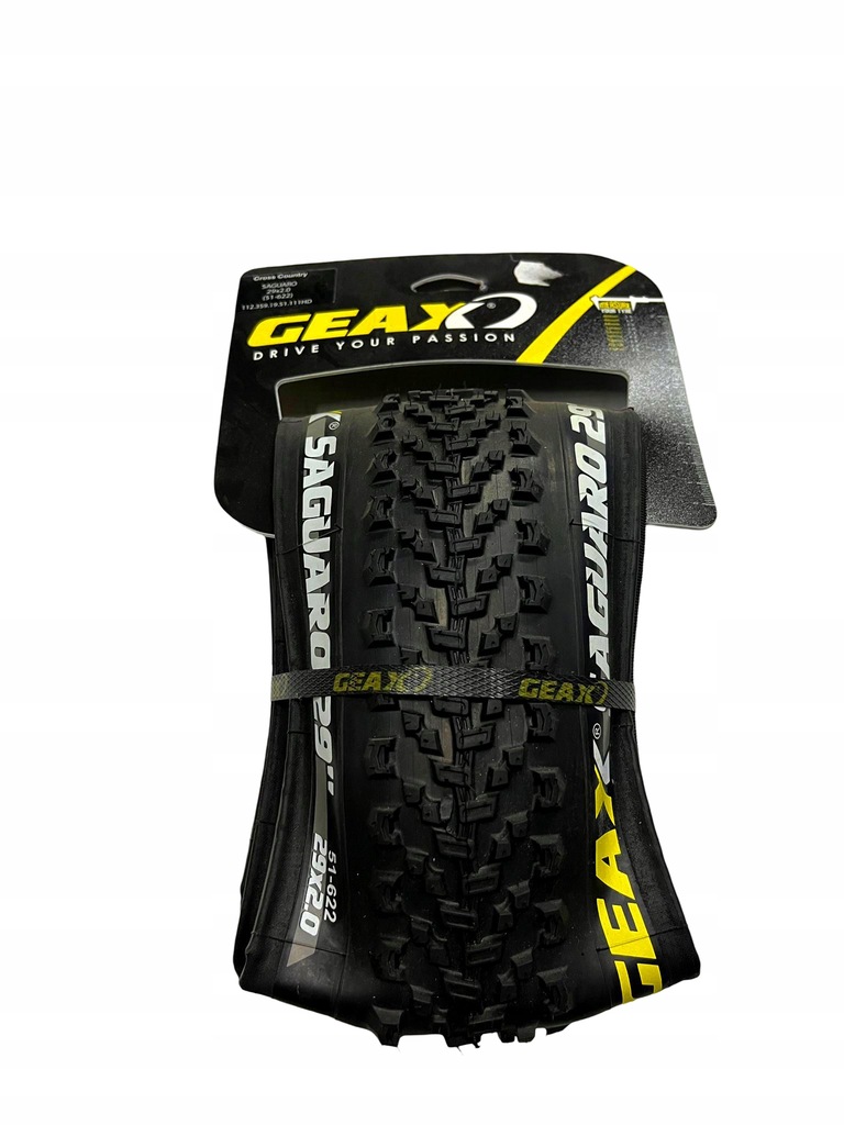 WYPRZEDAŻ! Opona Rowerowa GEAX Saguaro (51-622) 29x2.0 ZWIJANA KEVLAR MTB