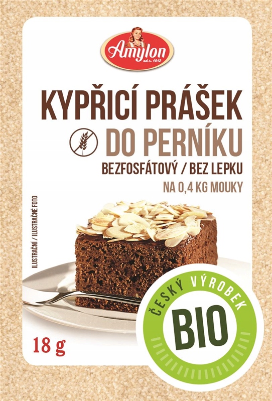 PROSZEK DO PIECZENIA Z PRZYPRAWĄ DO PIERNIKA 18g GF BIO AMYLON