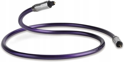 Referencyjny kabel optyczny QED [2 m] FIOLETOWY