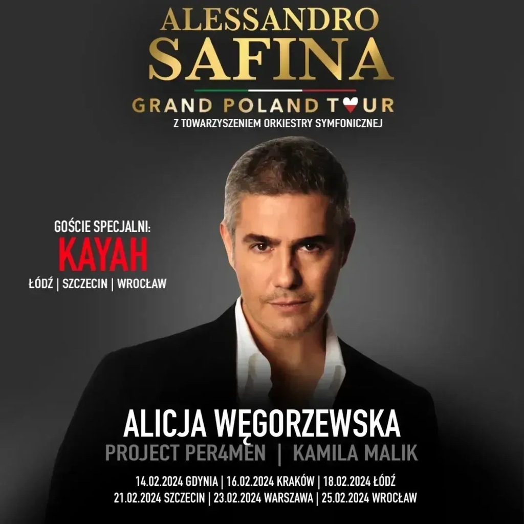 Alessandro Safina - Grand Poland TOUR, Kraków