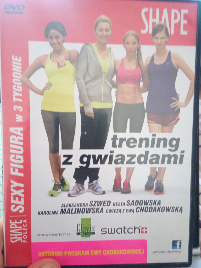 CHODAKOWSKA FITNESS płyta dvd TRENING Z GWIAZDAMI