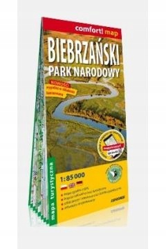 Biebrzański Park Narodowy laminowana 1:85 000