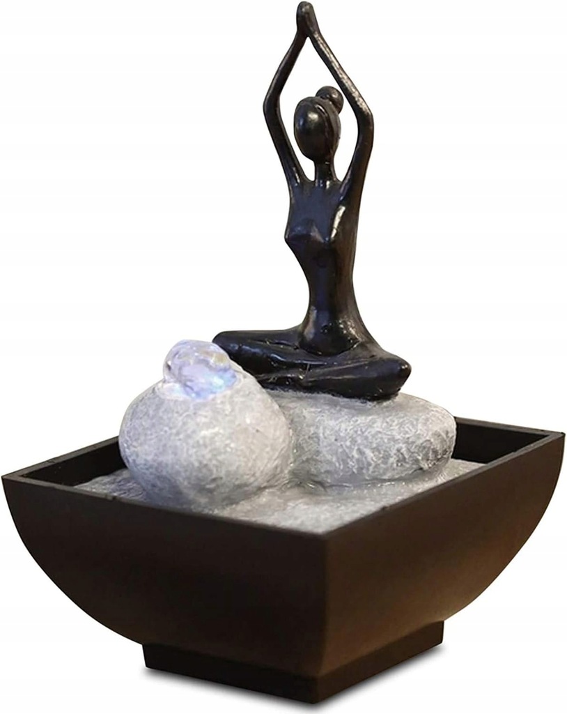 Fontanna Dekoracyjna LED Domowa Wodospad yoga2