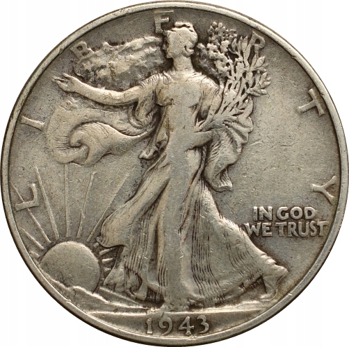 92. USA, half dollar 1943, Liberty
