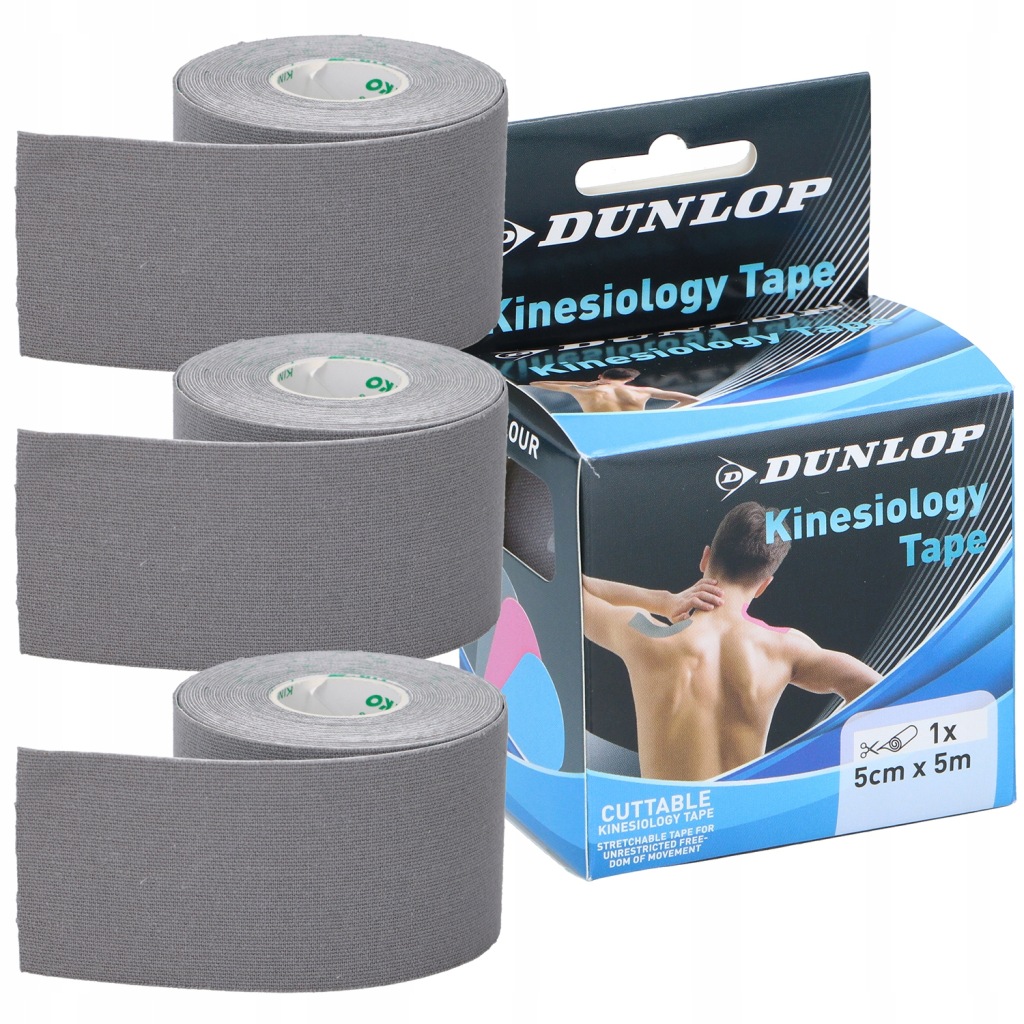 TEJPY KINESIOTAPING PLASTER TAPE TAŚMA ZESTAW 3szt
