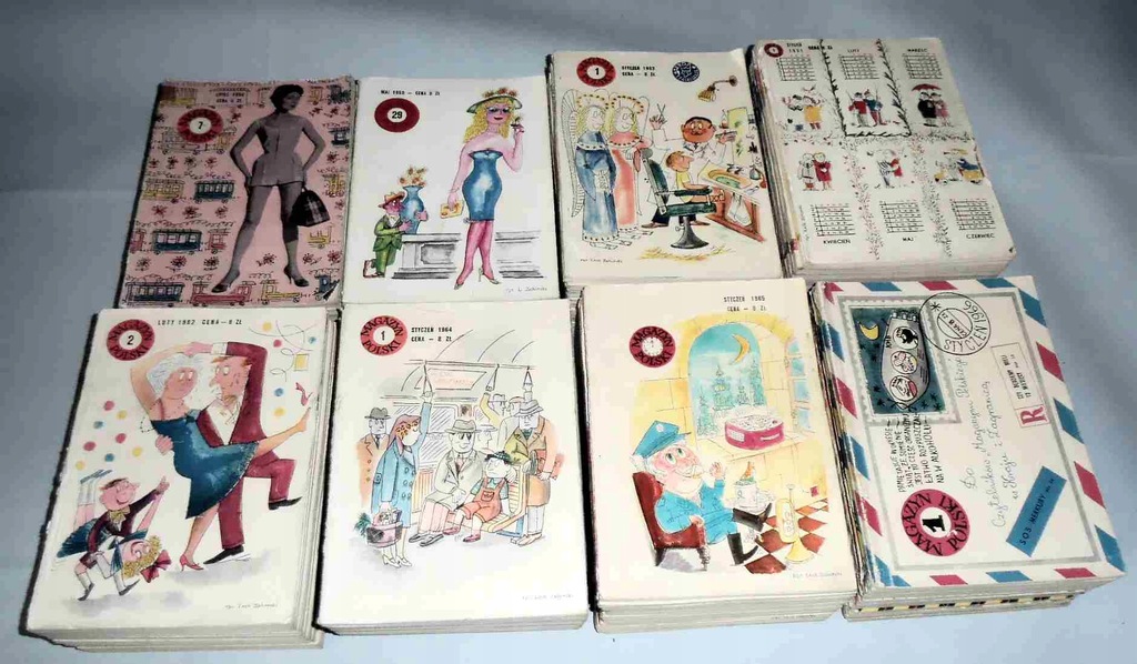 MAGAZYN POLSKI zestaw z lat 1958-1988, miesięcznik