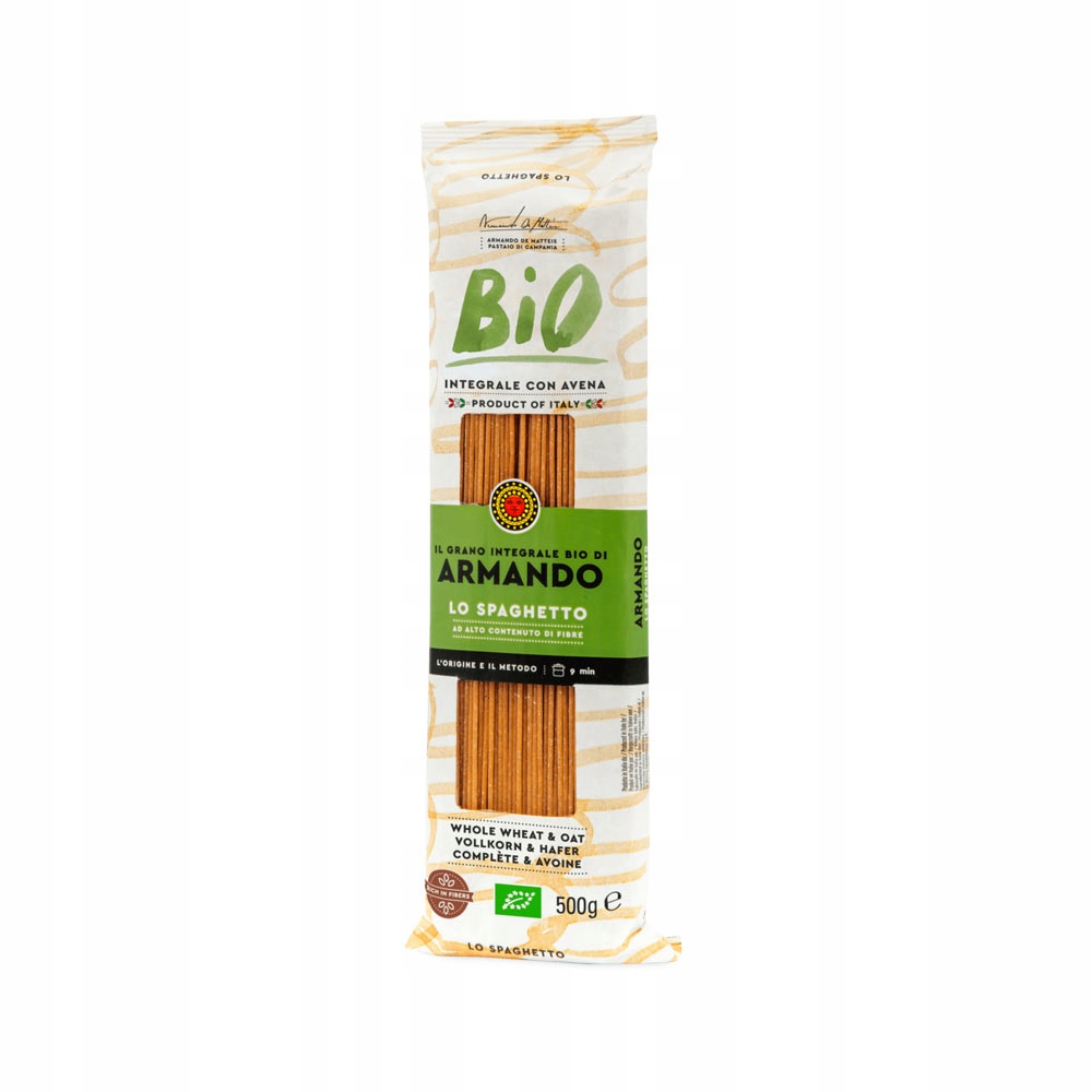 Pełnoziarnisty Makaron BIO Spaghetti 500g Armando