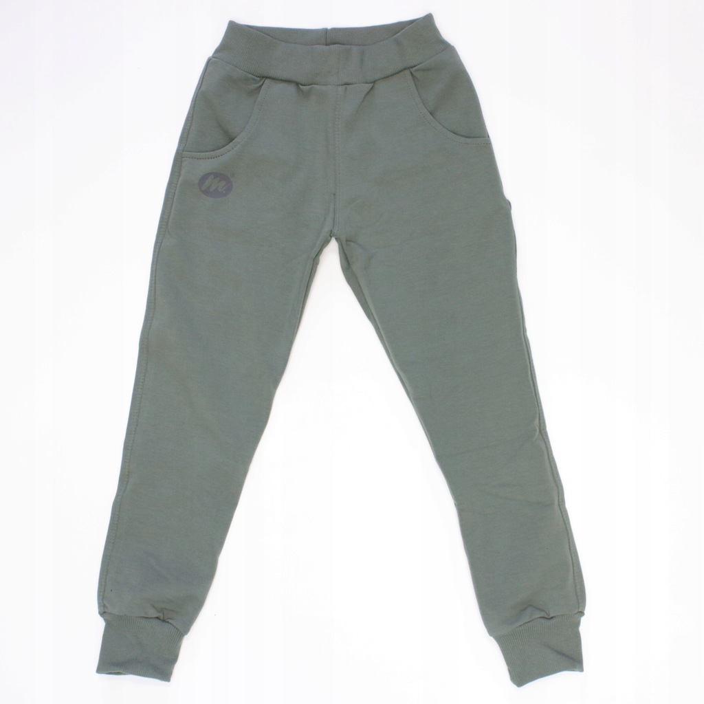 Spodnie dresowe SPORT MROFI khaki 116 (5-6 Lat) Granatowy