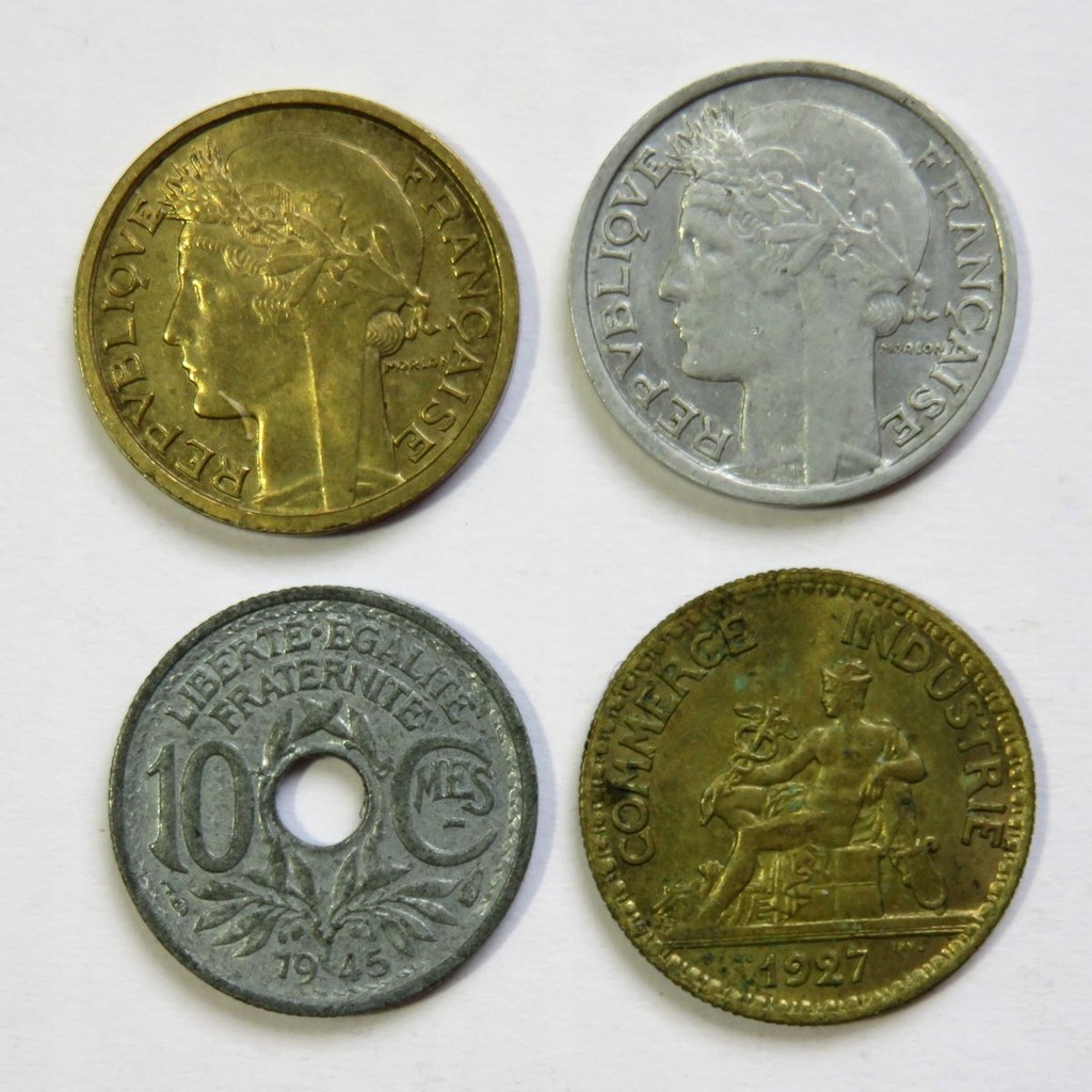 Zestaw 4 monet - Francja