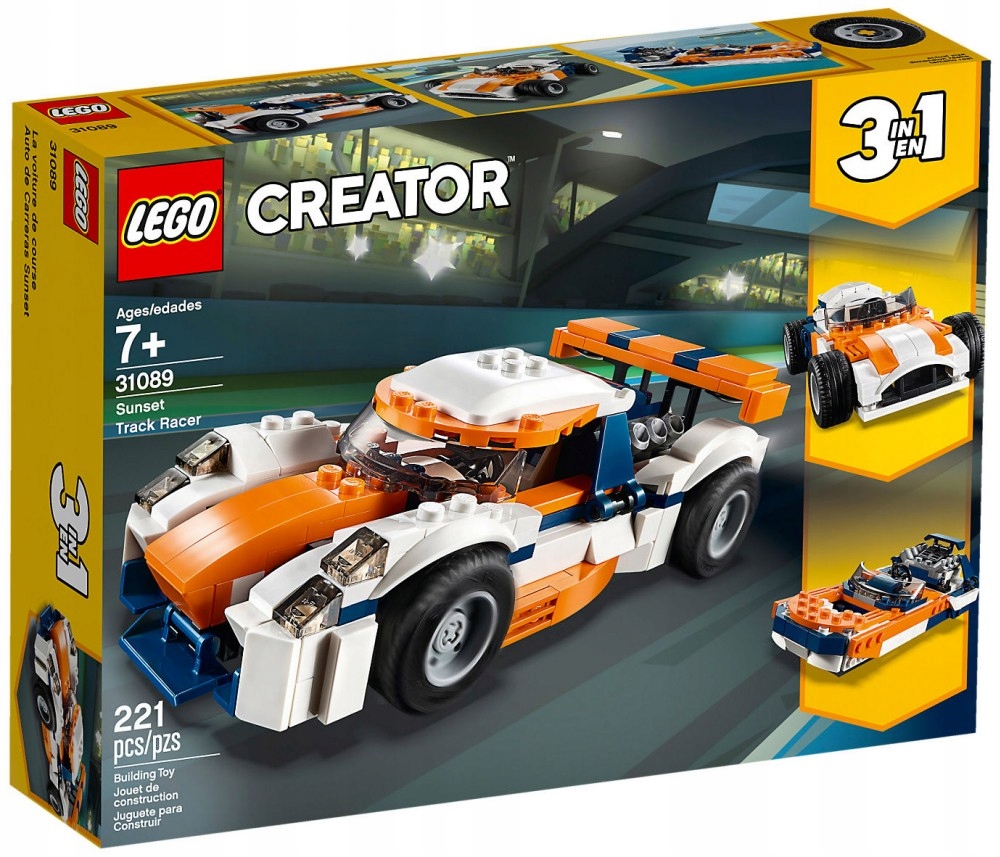 LEGO CREATOR 31089 Słoneczna wyścigówka