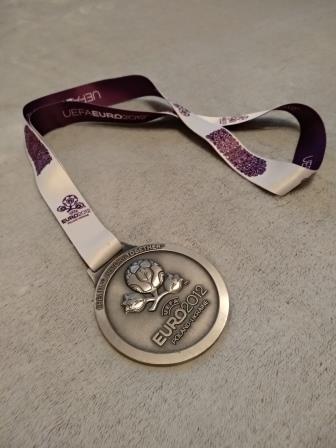 Pamiątkowy medal UEFA EURO 2012 - unikat