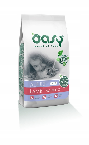 OASY DRY CAT Adult - Jagnięcina 300 g