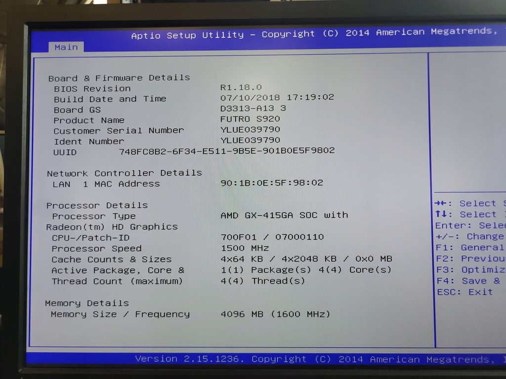 Fujitsu FUTRO S920 AMD GX-415GA (2286363)