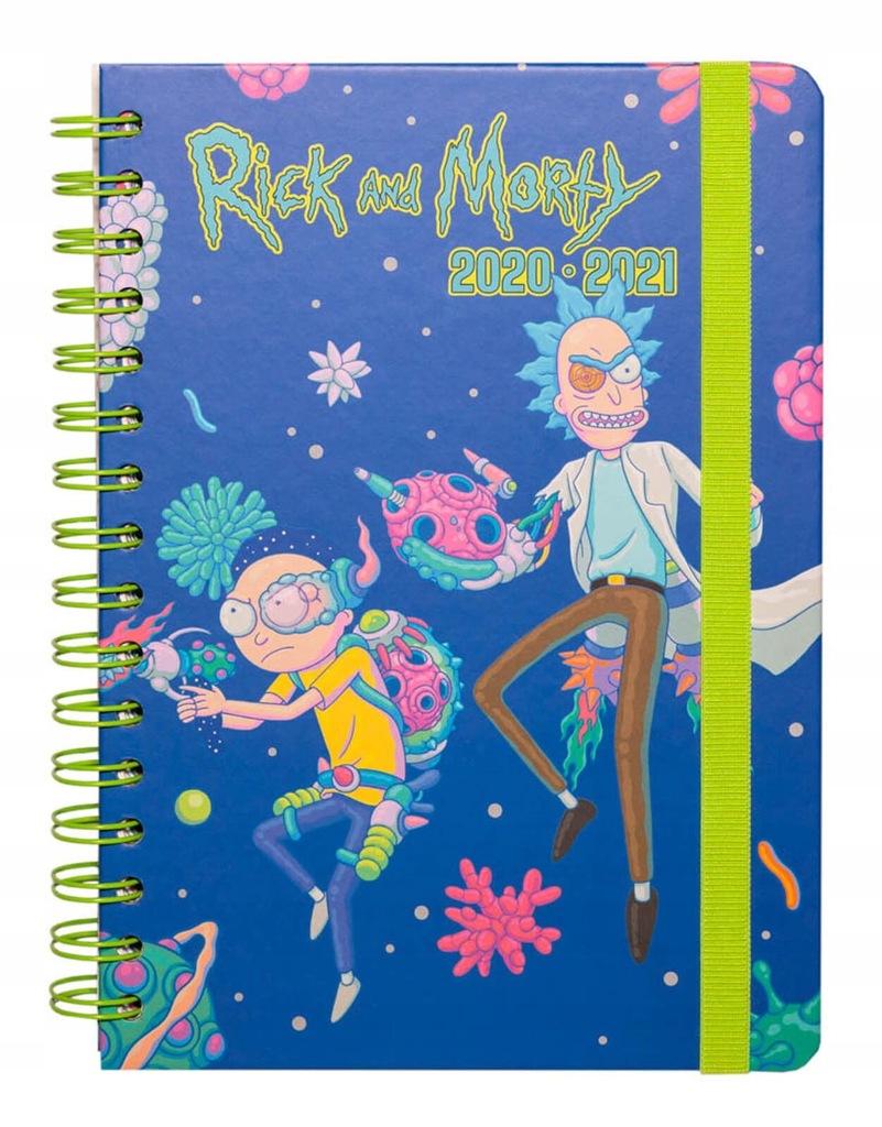 Rick and Morty dziennik A5 kalendarz 2020-2021