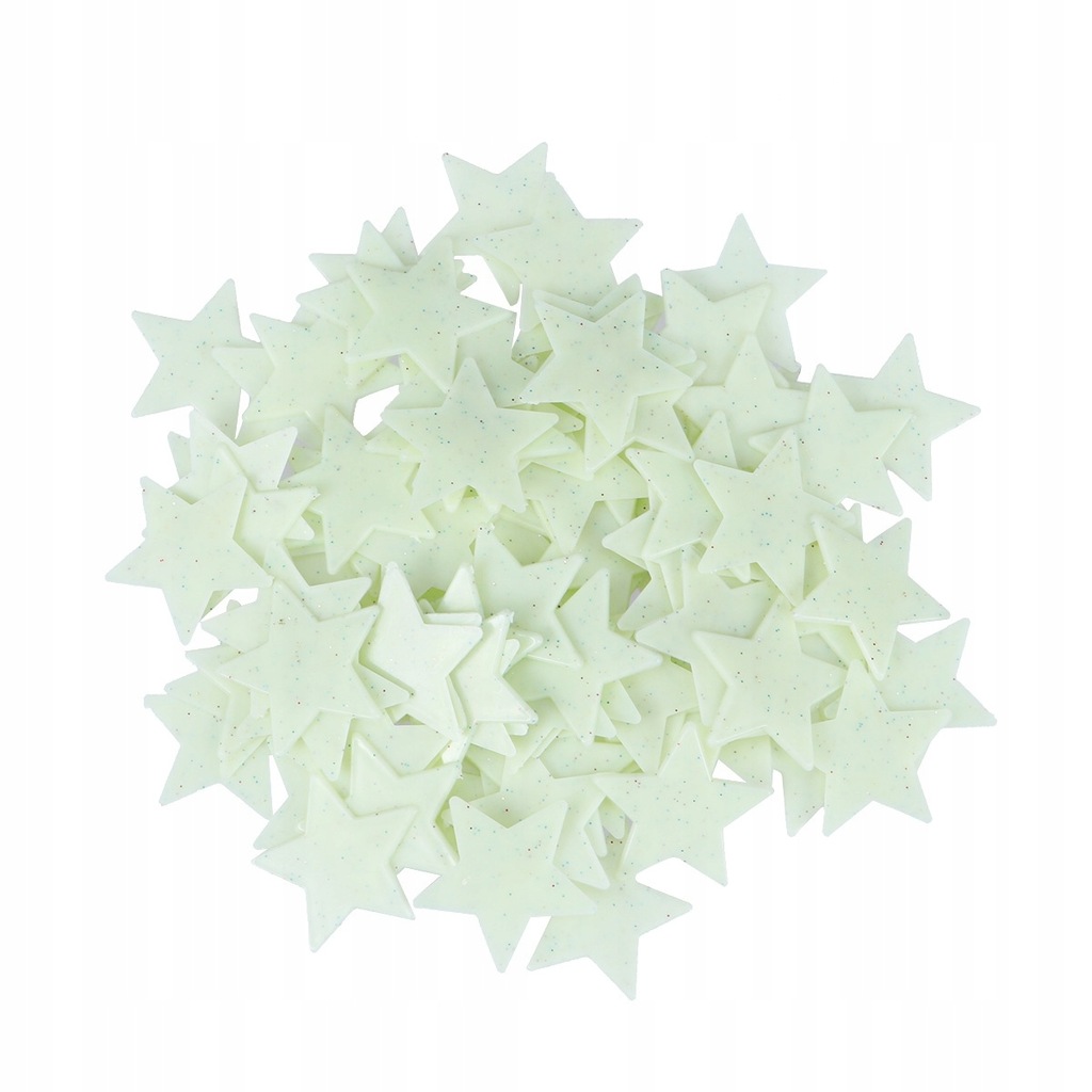 GLOWING TV BACKGROUND DECOR FLUORESCENT STARS