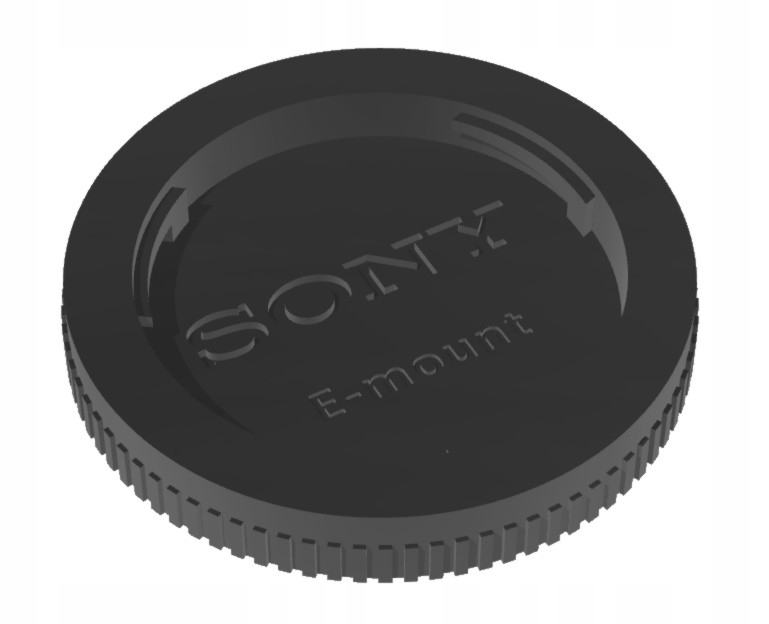 PRZYKRYWKA Sony E-mount obiektywu pokrywka