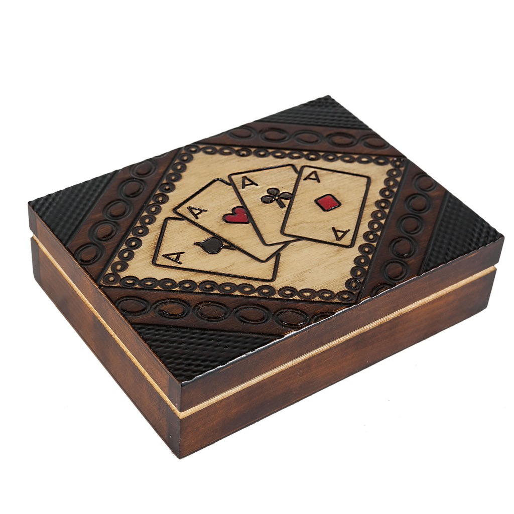 Купить Деревянная коробочка для карт, коробочка для карточек.: отзывы, фото, характеристики в интерне-магазине Aredi.ru