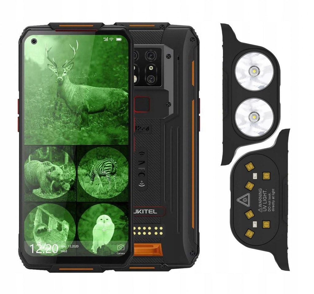 Smartphone Oukitel WP7 DS Orange (Zestaw Latarka+L