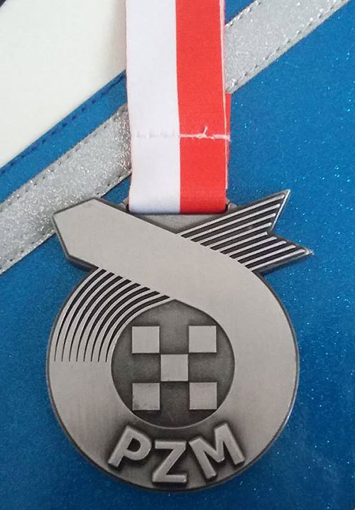 SREBRNY MEDAL DMP W MINI ŻUŻLU UKS JASKÓŁKI TARNÓW