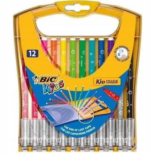 Flamastry BiC Kids Kid Couleur Rainbow 12 kolorów