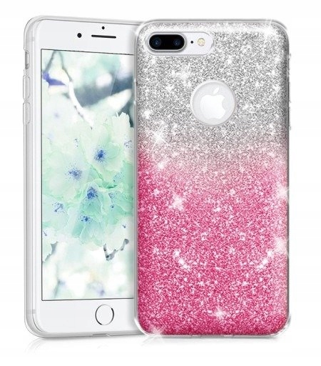 CASE ETUI GLITTER RÓŻOWY IPHONE X / IPHONE XS