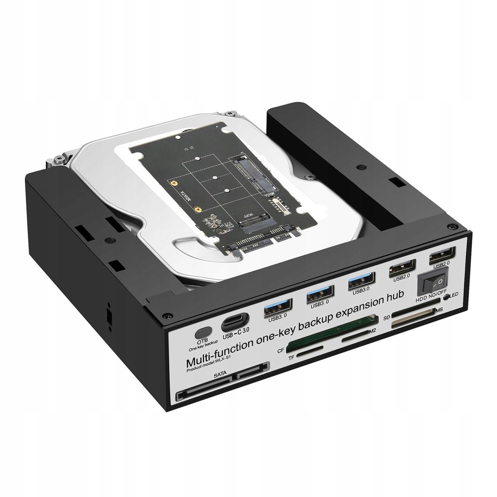 Panel przedni PC Hub USB TypeC USB 2.0 USB 3.0 12211160013