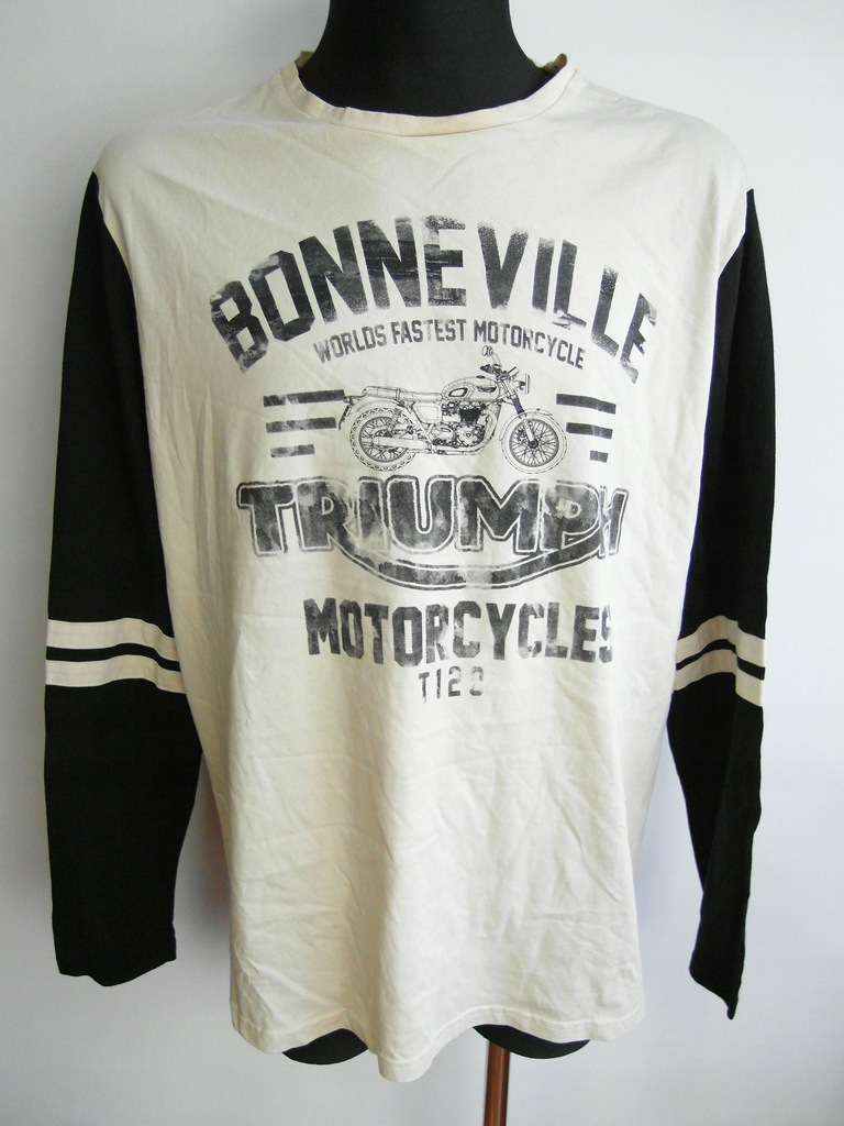 TRIUMPH BONNEVILLE MOTORY LONGSLEEVE XXL BDB STAN