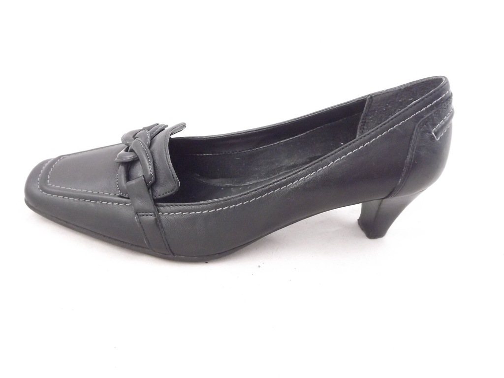 K BY CLARKS skóra czółenka półbuty 25,5 cm