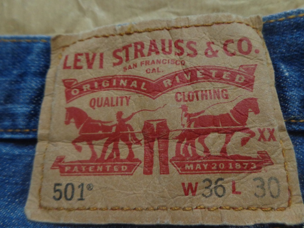 LEVIS 501 CLASSIC VINTAGE JEANS MEN .Rozmiar 36*30