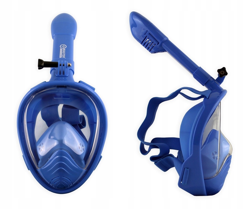 Maska do nurkowania MASTER Niebieska XS