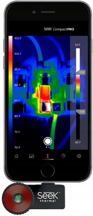 Купить Тепловизионная камера Seek Thermal CompactPRO iOS: отзывы, фото, характеристики в интерне-магазине Aredi.ru