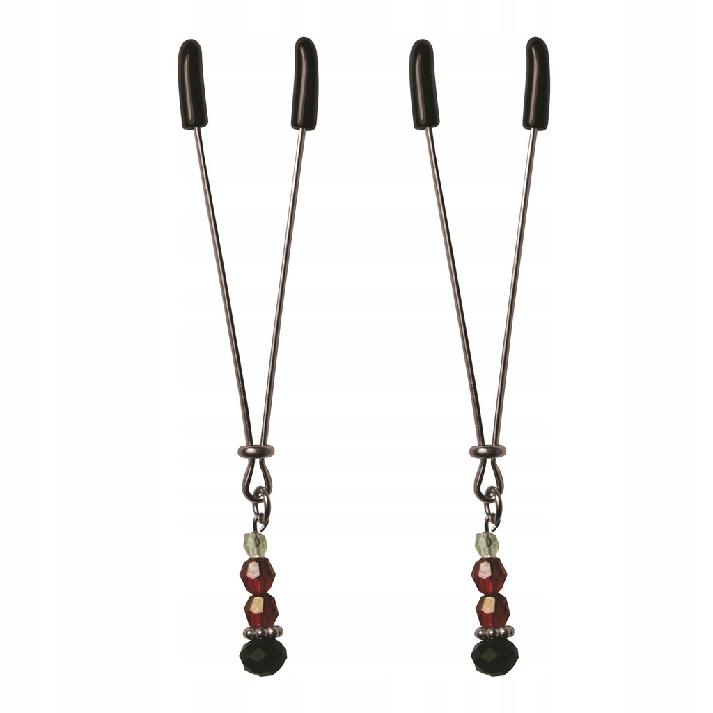 Zaciski na sutki - SM Ruby Black Nipple Clips