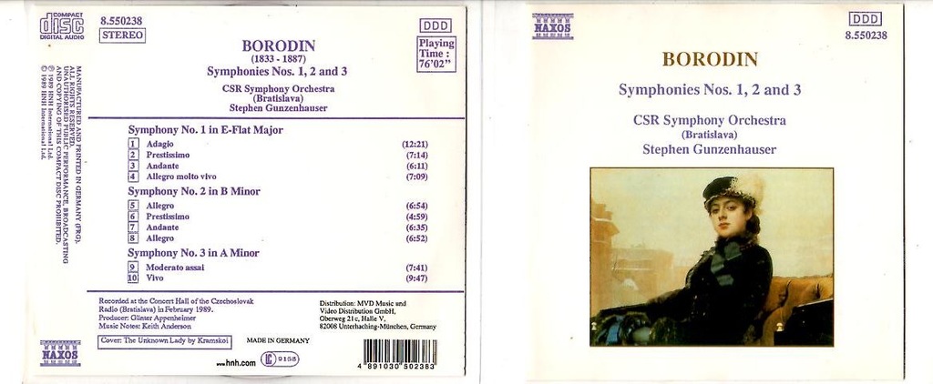 Borodin – Symphonies Nos. 1, 2, And 3