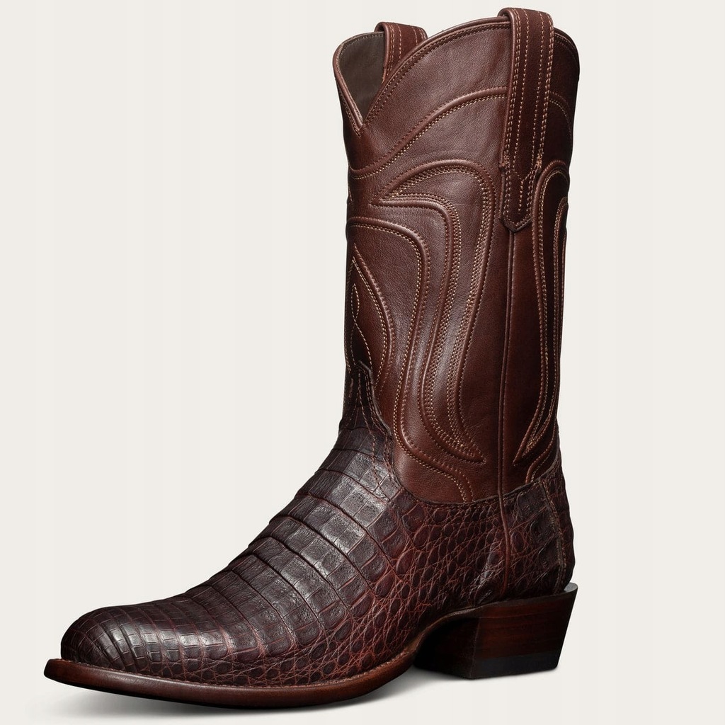 Tecovas Mens The Dillon Mahogany Caiman