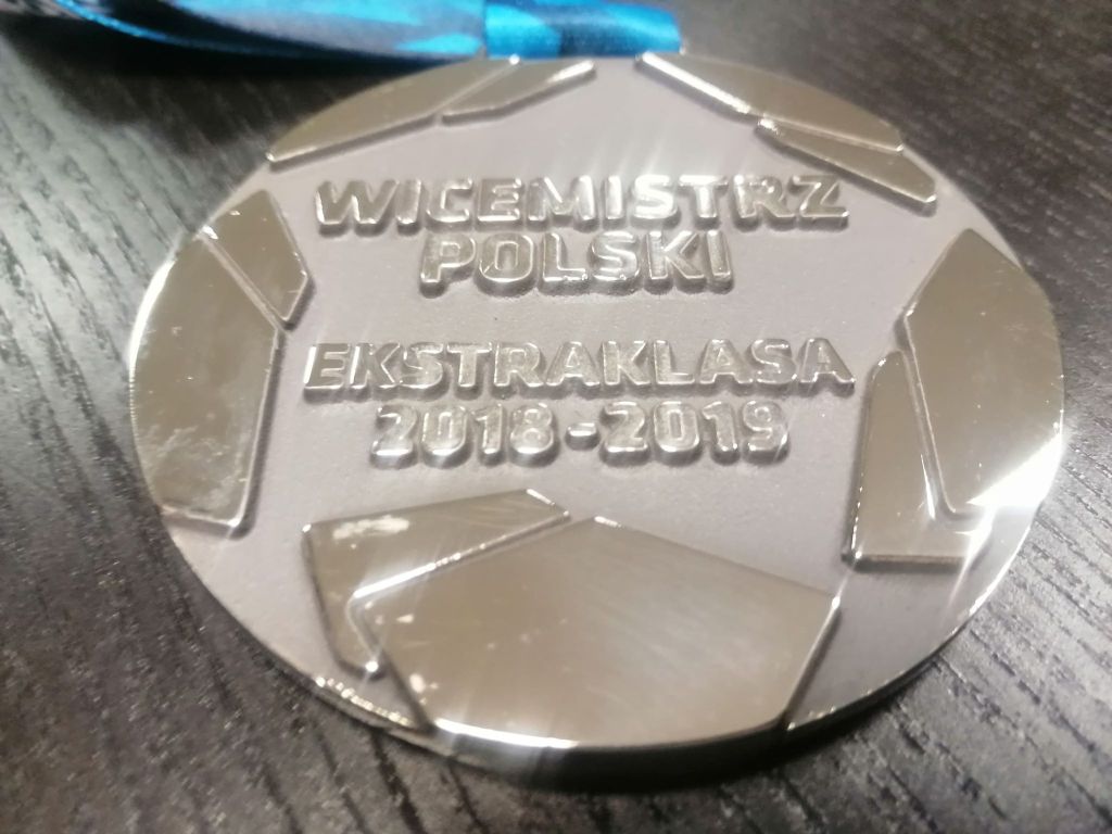 Legia - medal za Wicemistrzostwo Polski 2019