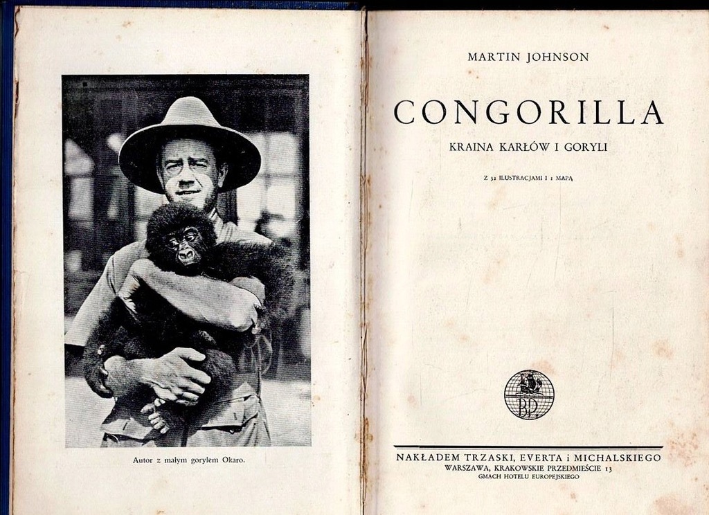 Congorilla Kraina karłów i goryli Martin Johnson /1938