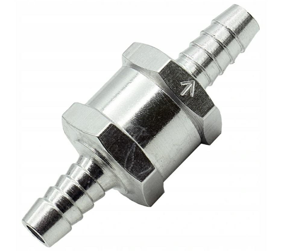 ZAWÓR ZWROTNY PALIWA 12mm/SILVER