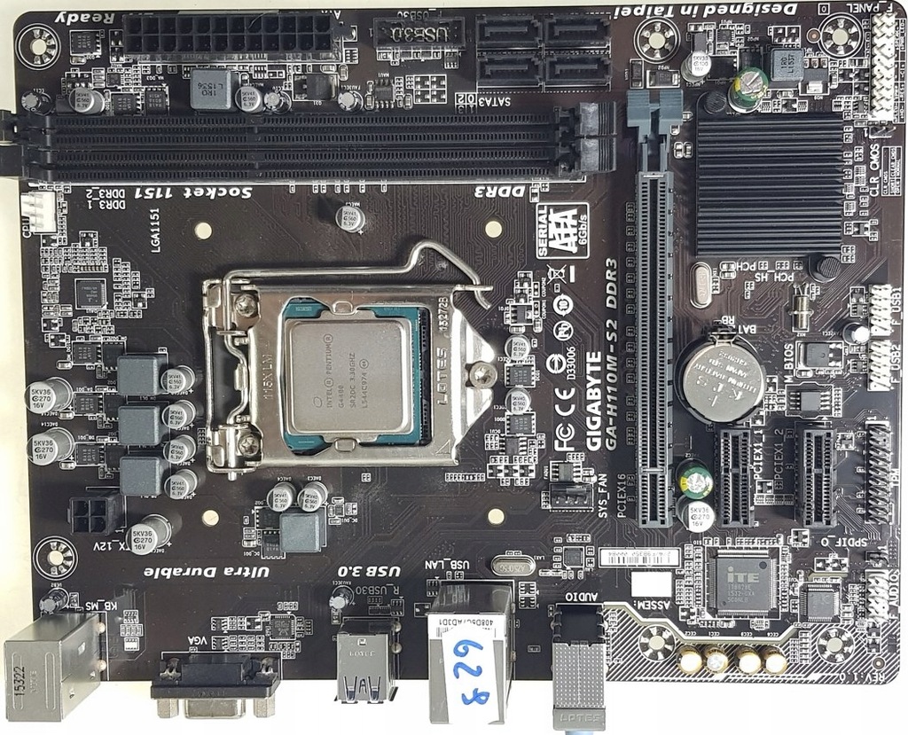 Płyta główna GIGABYTE GAH110MS2 G4400 s. 1151 13203805379