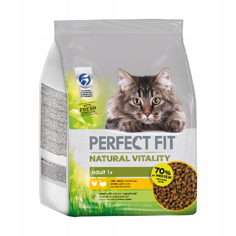 Perfect Fit Natural Vitality 1+ z indykiem 2,4kg