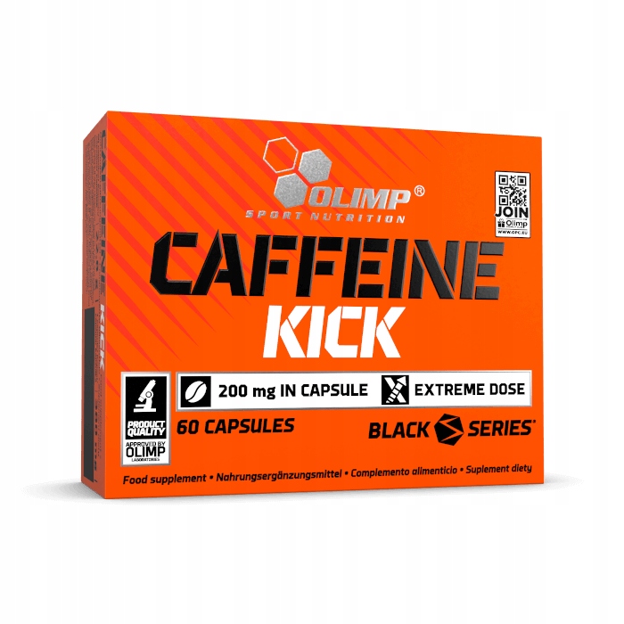 OLIMP CAFFEINE KICK 200 mg 60 KAPS POBUDZENIE