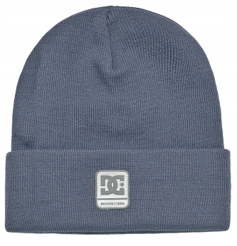 DC Czapka Zimowa Męska Beanie Szara Niebieska