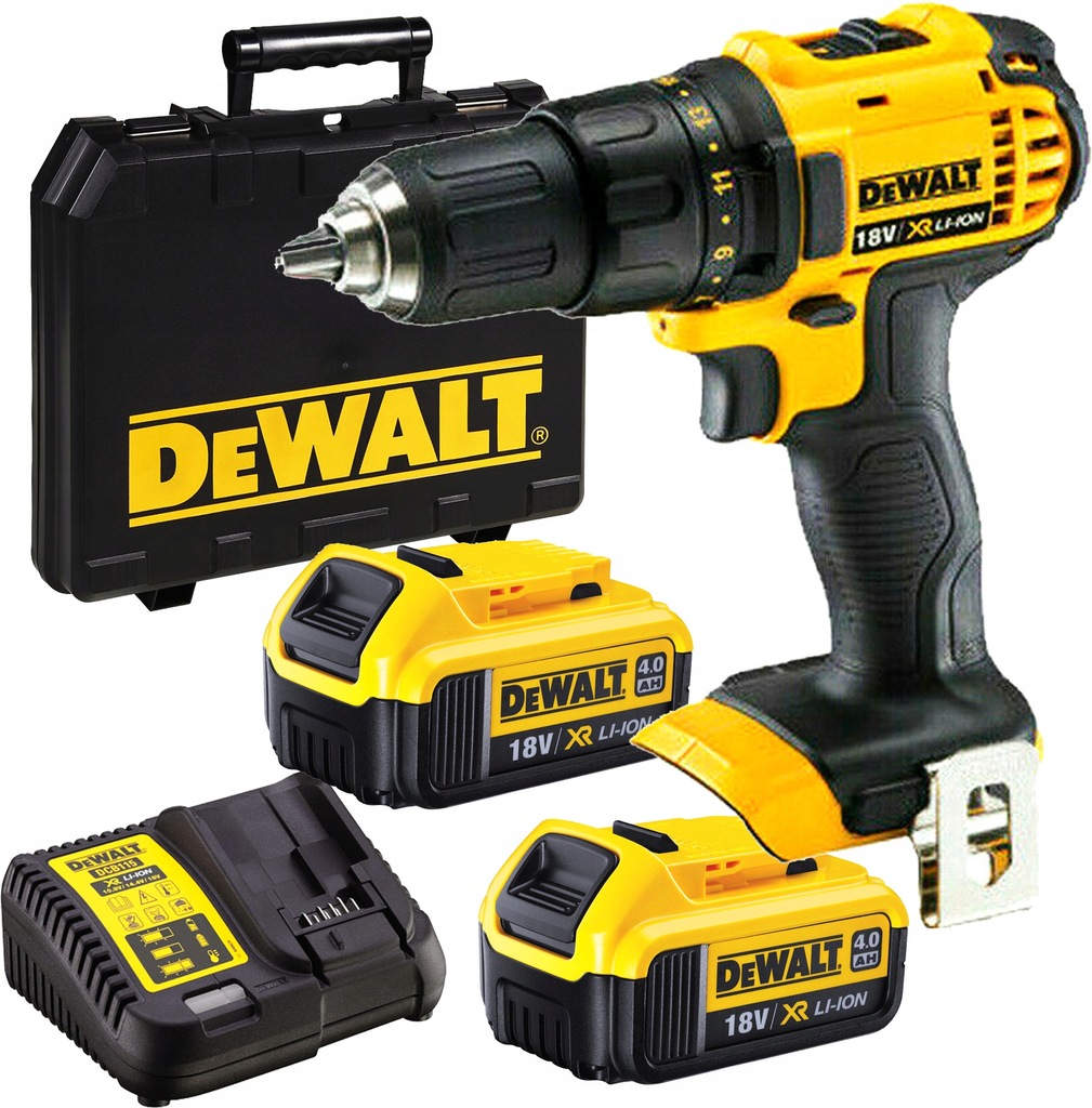 WIERTARKO WKRĘTARKA DeWalt DCD780M2-QW 18V 2x4,0Ah - 11417728253 ...