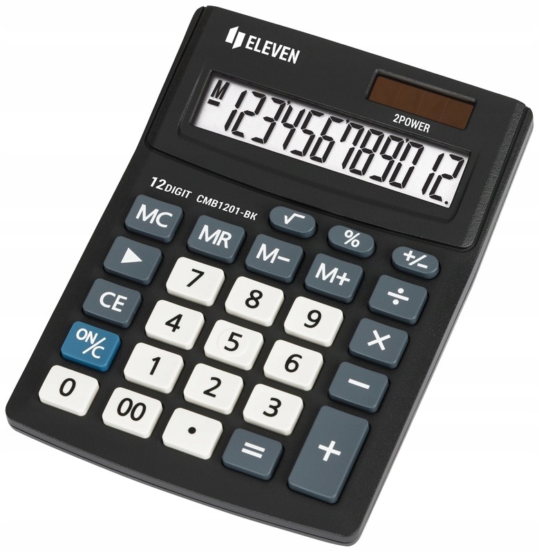 Kalkulator biurowy CMB1201BK, Eleven